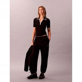 анцуг,дамски,панталони,calvin,klein,jeans,monologo,foil,sweat,pants,black,(black)