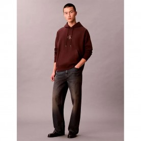 суичър,мъжки,пуловери,calvin,klein,jeans,monologo,premium,hoodie,brown,(rich,brown)