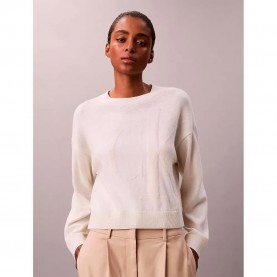блуза,дамски,пуловери,дамски,плетени,дрехи,calvin,klein,jeans,smooth,sweater,white,(tofu)