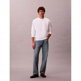 блуза,мъжки,пуловери,calvin,klein,jeans,terry,monologo,sweatshirt,white,(bright,white)