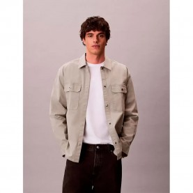 дънки,мъжки,якета,дамски,якета,и,палта,calvin,klein,jeans,utility,relaxed,fit,overshirt,beige,(forest,fog)