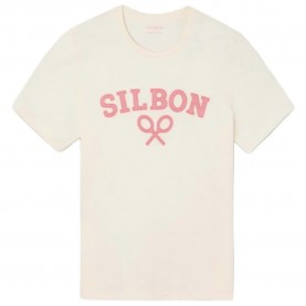 тениска,мъжки,тениски,дамски,тениски,silbon,1010407318,medium,racket,logo,short,sleeve,t,shirt,beige,(cream)