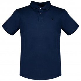 Silbon 1041002259 Ethnic Racket short sleeve polo - Blue (Navy Blue) дамски,блузи,с,яка,мъжки,блузи,с,яка,silbon,1041002259,ethnic,racket,short,sleeve,polo,blue,(navy,blue)