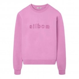 блуза,дамски,блузи,silbon,2011110145,embroidery,sweatshirt,pink,(purple)