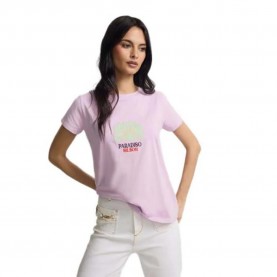 Тениска Silbon 2040410240 Paradise T-shirt - Pink (Purple) тениска,мъжки,тениски,дамски,тениски,silbon,2040410240,paradise,t,shirt,pink,(purple)