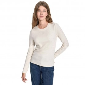 тениска,мъжки,тениски,дамски,тениски,dkny,rhinestones,crew,long,sleeve,t,shirt,beige,(eggnog)