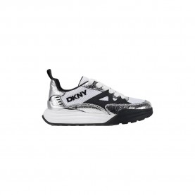 маратонки,мъжки,маратонки,дамски,маратонки,dkny,zanira,lace,up,trainers,white,(nickel,black)
