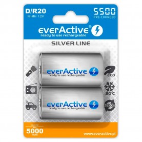 батерии,everactive,r20,d,rechargeable,battery,clear,(silver)