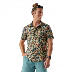 дамски,блузи,с,яка,мъжки,блузи,с,яка,smartwool,everyday,button,down,short,sleeve,polo,multicolor,(multi,floral,party)