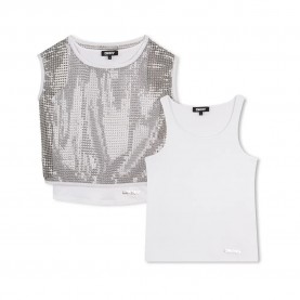 тениска,мъжки,тениски,дамски,тениски,dkny,d62618,sleeveless,t,shirt,white,silver,(light,grey)