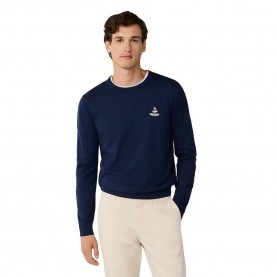 блуза,мъжки,пуловери,дамски,пуловери,façonnable,cosilk,birdie,sweater,blue,(marine,blue)