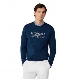 Блуза Façonnable Cote Dazur sweatshirt - Blue (Naval Blue) блуза,мъжки,пуловери,façonnable,cote,dazur,sweatshirt,blue,(naval,blue)