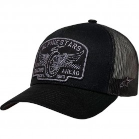 Шапка Alpinestars Heritage Patch cap - Black (Black / Grey) шапка,всички,шапки,alpinestars,heritage,patch,cap,black,(black,grey)