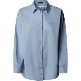 риза,с,дълъг,ръкав,дамски,ризи,мъжки,ризи,pepe,jeans,bernadette,long,sleeve,shirt,blue,(oxford,blue)