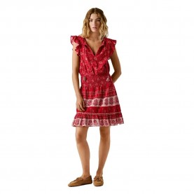 рокля,дамски,поли,и,рокли,pepe,jeans,cyra,sleeveless,short,dress,red,(royal,red)