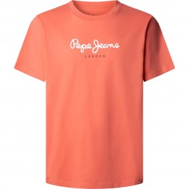 тениска,мъжки,тениски,дамски,тениски,pepe,jeans,eggo,short,sleeve,t,shirt,orange,(dark,coral,orange)