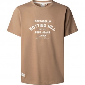 Тениска Pepe jeans Garrey short sleeve T-shirt - Brown (Biscuit Beige) тениска,мъжки,тениски,дамски,тениски,pepe,jeans,garrey,short,sleeve,t,shirt,brown,(biscuit,beige)
