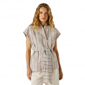 Елек Pepe jeans Genny vest - Multicolor (White) елек,дамски,жилетки,pepe,jeans,genny,vest,multicolor,(white)