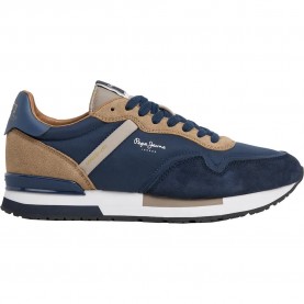Маратонки Pepe jeans Hailon Basic trainers - Blue (Navy) маратонки,мъжки,маратонки,дамски,маратонки,pepe,jeans,hailon,basic,trainers,blue,(navy)