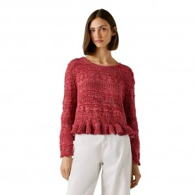 Блуза Pepe jeans Kasni sweater - Pink (Cranberry Pink) блуза,мъжки,пуловери,дамски,пуловери,pepe,jeans,kasni,sweater,pink,(cranberry,pink)
