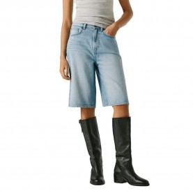 къси,панталони,мъжки,панталони,дамски,панталони,pepe,jeans,lexa,relaxed,fit,high,waist,denim,shorts,blue,(vintage,worn,bleach)