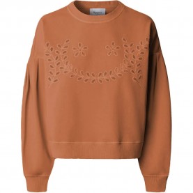блуза,дамски,блузи,pepe,jeans,medina,sweatshirt,brown,(bronze,beige)