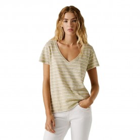 тениска,мъжки,тениски,дамски,тениски,pepe,jeans,megan,short,sleeve,v,neck,t,shirt,yellow,(light,khaki,green)