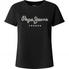 тениска,мъжки,тениски,дамски,тениски,pepe,jeans,nadda,short,sleeve,t,shirt,black,(black)