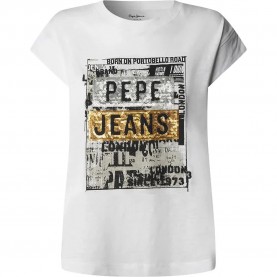тениска,мъжки,тениски,дамски,тениски,pepe,jeans,nadira,short,sleeve,t,shirt,white,(antique,white)