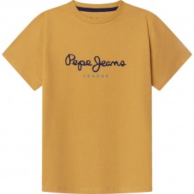 Тениска Pepe jeans New Art short sleeve T-shirt - Yellow (Ochre Yellow) тениска,мъжки,тениски,дамски,тениски,pepe,jeans,new,art,short,sleeve,t,shirt,yellow,(ochre,yellow)