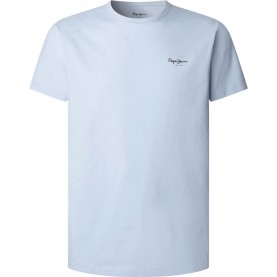 тениска,мъжки,тениски,дамски,тениски,pepe,jeans,original,basic,3n,short,sleeve,t,shirt,blue,(bleach,blue)