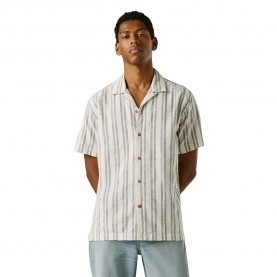 риза,с,къс,ръкав,дамски,ризи,мъжки,ризи,pepe,jeans,pershore,short,sleeve,shirt,beige,(ivory,white)