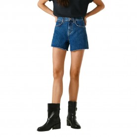 къси,панталони,мъжки,панталони,дамски,панталони,pepe,jeans,rachel,high,waist,denim,shorts,blue,(vintage,royal,blue)