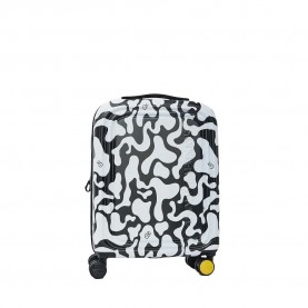 куфари,mandarina,duck,logoduck+,moire,ujv24,trolley,bag,white,(moire)