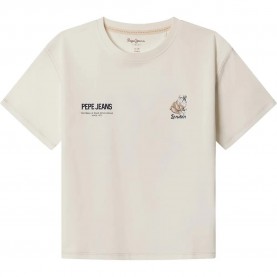 Тениска Pepe jeans Cutbert short sleeve T-shirt - Beige (Mousse White) тениска,мъжки,тениски,дамски,тениски,pepe,jeans,cutbert,short,sleeve,t,shirt,beige,(mousse,white)