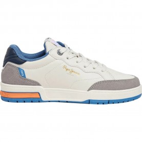 Маратонки Pepe jeans Levitt State trainers - White (Argent Grey) маратонки,мъжки,маратонки,дамски,маратонки,pepe,jeans,levitt,state,trainers,white,(argent,grey)
