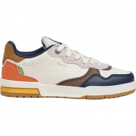 Маратонки Pepe jeans Levitt West trainers - White (Navy) маратонки,мъжки,маратонки,дамски,маратонки,pepe,jeans,levitt,west,trainers,white,(navy)