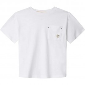 Тениска Pepe jeans Wesley short sleeve T-shirt - White (Mousse White) тениска,мъжки,тениски,дамски,тениски,pepe,jeans,wesley,short,sleeve,t,shirt,white,(mousse,white)