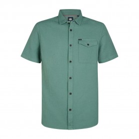 Риза с къс ръкав Petrol industries M-1060-SIS409 short sleeve shirt - Green (Oil Green) риза,с,къс,ръкав,дамски,ризи,мъжки,ризи,petrol,industries,m,1060,sis409,short,sleeve,shirt,green,(oil,green)