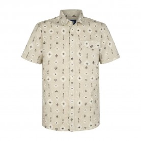 Риза с къс ръкав Petrol industries M-1060-SIS412 short sleeve shirt - Beige (Light Tan) риза,с,къс,ръкав,дамски,ризи,мъжки,ризи,petrol,industries,m,1060,sis412,short,sleeve,shirt,beige,(light,tan)