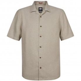 Риза с къс ръкав Petrol industries M-1060-SIS430 short sleeve shirt - Beige (Light Tan) риза,с,къс,ръкав,дамски,ризи,мъжки,ризи,petrol,industries,m,1060,sis430,short,sleeve,shirt,beige,(light,tan)