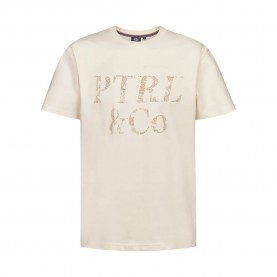 Тениска Petrol industries M-1060-TSR746 short sleeve T-shirt - Beige (Seashell) тениска,мъжки,тениски,дамски,тениски,petrol,industries,m,1060,tsr746,short,sleeve,t,shirt,beige,(seashell)