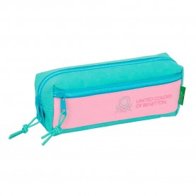 канцеларски,принадлежности,safta,benetton,dolce,22x8.5x6,cm,triple,pencil,case,blue,(multicolor)