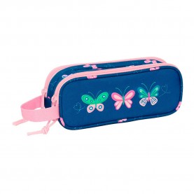 канцеларски,принадлежности,safta,blackfit8,mariposas,21x8x6,cm,double,pencil,case,blue,(multicolor)
