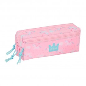 канцеларски,принадлежности,safta,glowlab,kids,22x8.5x6,cm,triple,pencil,case,pink,(multicolor)