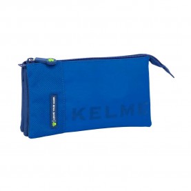 канцеларски,принадлежности,safta,kelme,22x12x3,cm,triple,pencil,case,blue,(blue)