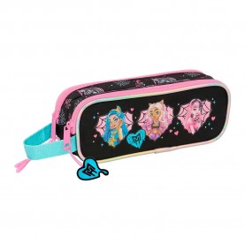 канцеларски,принадлежности,safta,monster,high,21x8x6,cm,double,pencil,case,black,(multicolor)