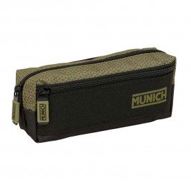 канцеларски,принадлежности,safta,munich,west,22x8.5x6,cm,triple,pencil,case,black,(multicolor)