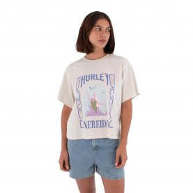 Тениска Hurley Nereida Island short sleeve T-shirt - White (Bone) тениска,мъжки,тениски,дамски,тениски,hurley,nereida,island,short,sleeve,t,shirt,white,(bone)