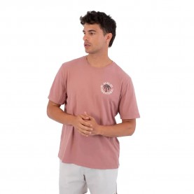 Тениска Hurley Palm short sleeve T-shirt - Pink (Phantom Rose) тениска,мъжки,тениски,дамски,тениски,hurley,palm,short,sleeve,t,shirt,pink,(phantom,rose)